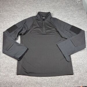 Condor Shirt Men's XL Black 1/4 Zip Tactical Combat Long Sleeve Ripstop Sleeves